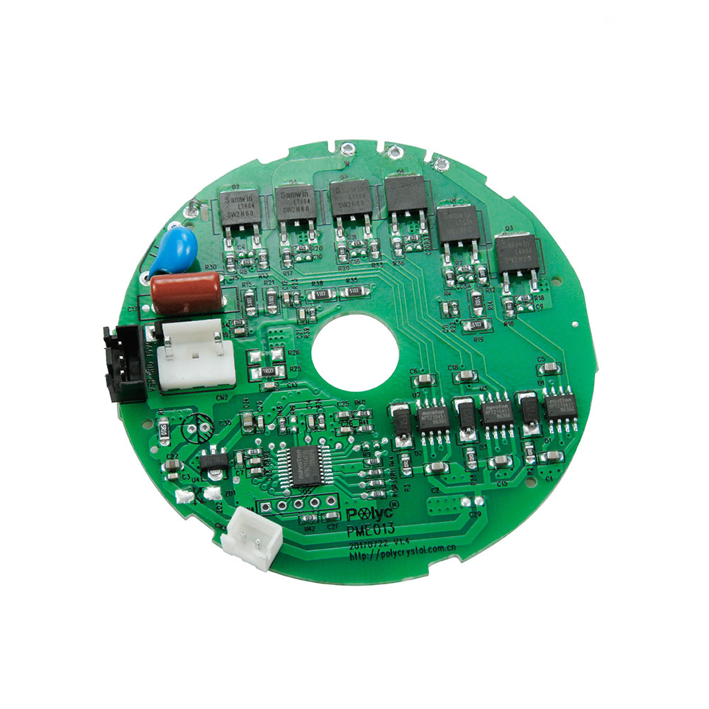 High voltage 3 phase brushless DC motor controllerv for high pressure fan