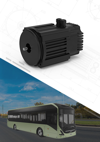 Electric Bus Cooling System Water Pump Brushless DC Motor