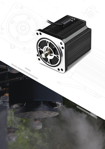 Brushless DC Motor(BLDCM) for agricultural or Industrial mist cooling fan