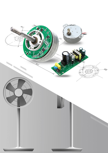 Ultra low noise floor fan motor 24V BLDC motor outer rotor PBL5210 Series