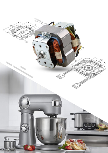 Mature kitchen machine motor 230V AC universal motor PU9525 series